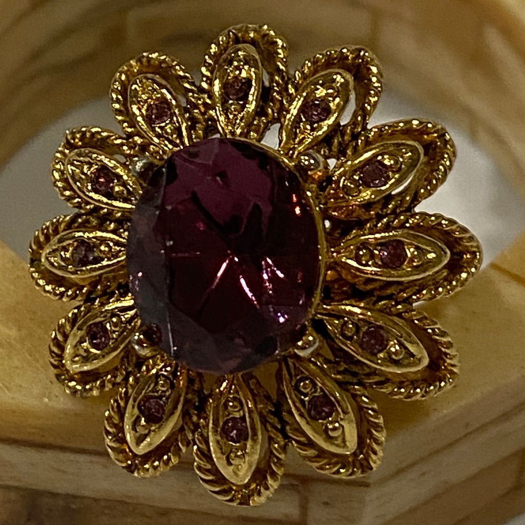 Kenneth Lane 22 Kt Gold Plated Vintage Style